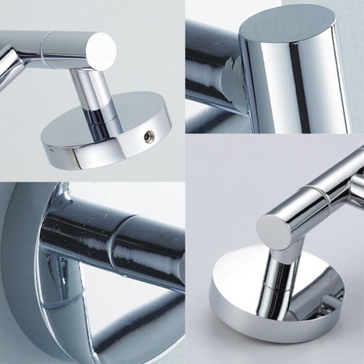 Stainless Steel Activity Towel Bar/Tripod Punch-free Rotating Swivel Towel Rack Hair Dryer Holder Bathroom Accessories pf0822