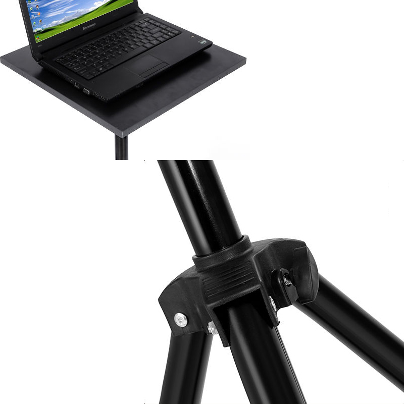 Soporte portátil para ordenador portátil de 1,8 M, escritorio plegable para ordenador, altura ajustable, trípode estable, mesa de estudio de discurso para cama, sofá de pie