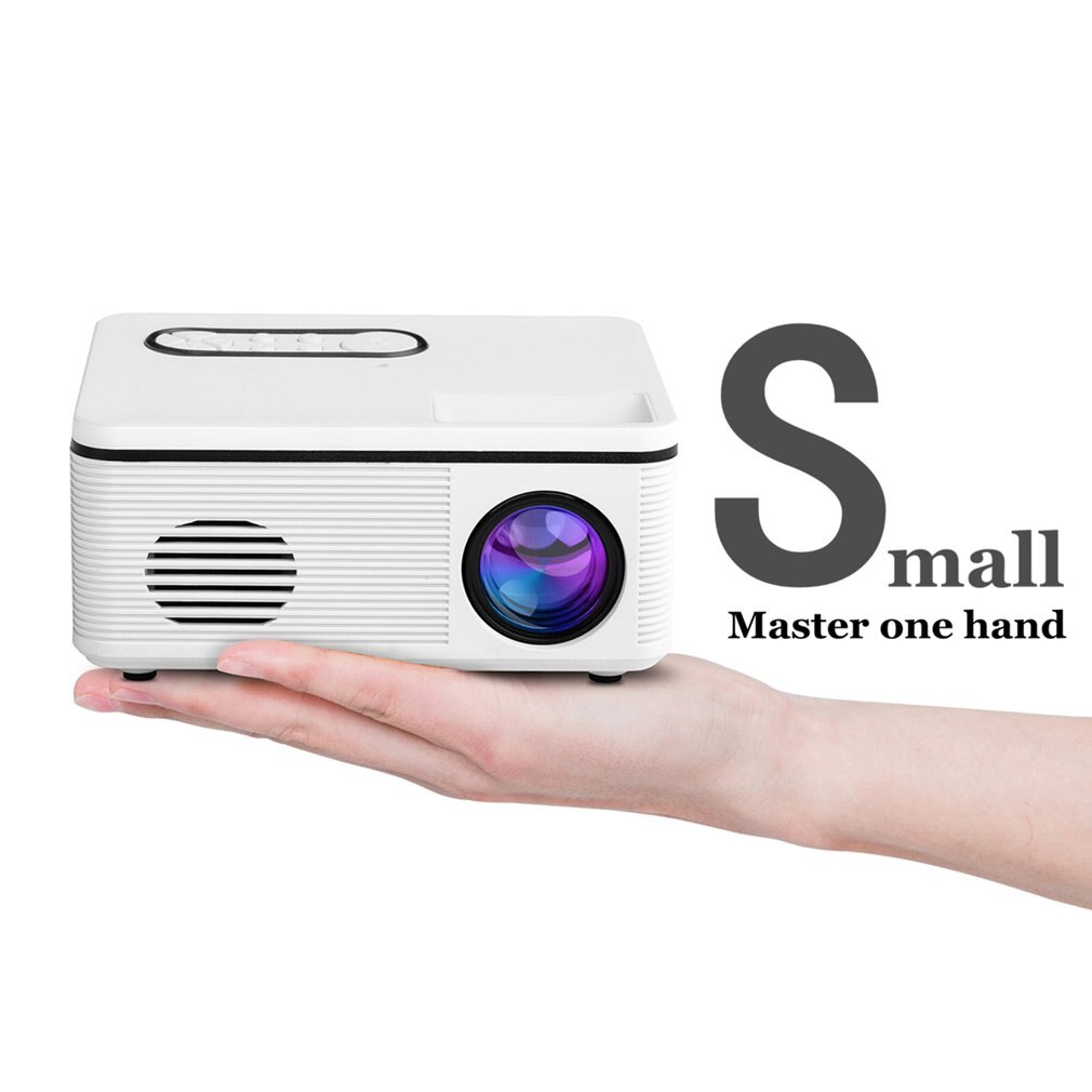 S361 Draagbare Mini Led Projector Hdmi Ondersteunt Hd 1080P Video Player Home Media Speler Ingebouwde Luidspreker