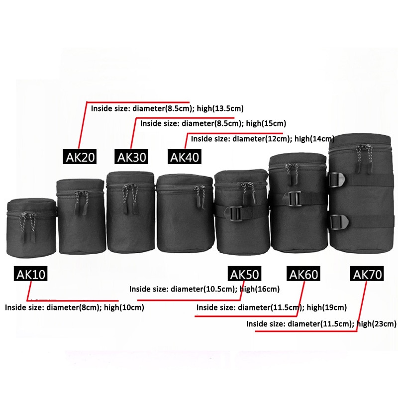 Deluxe Case Waterdicht Protector Lens Camera Tas Voor Sony A5100 A6000 Canon 1300d Nikon D7200 P900 D5300 Dslr Pouch