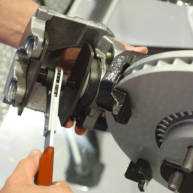 Bil skralde bremse stempelkaliper spreder værktøj bremsekaliper tryk dobbelt quad separator pad installere værktøj 360 graders skralde sving