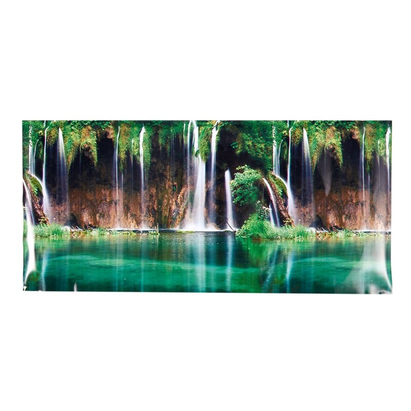 Praktische Blau Frische Meer Hintergrund Aquarium Ozean Landschaft Poster Aquarium Hintergrund