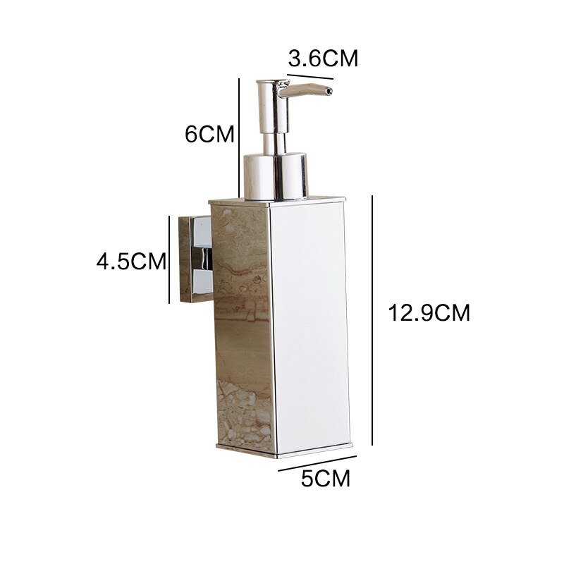 Zeepdispenser Goud Badkamer Hand Zeepdispenser/Keuken Zeepdispenser Rvs Shampoo Flessen