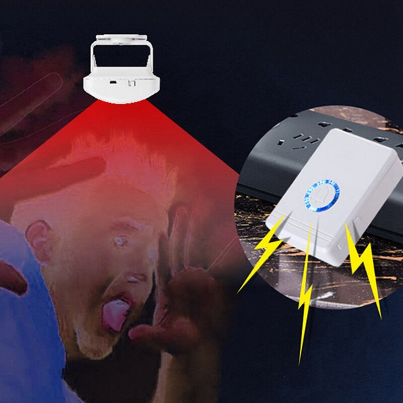 Draadloze Waterdichte Motion Sensor, Deur Raam Alert Alarm, Infrarood Sensor Deurbel Voor Thuis & Garagedeur, us Plug