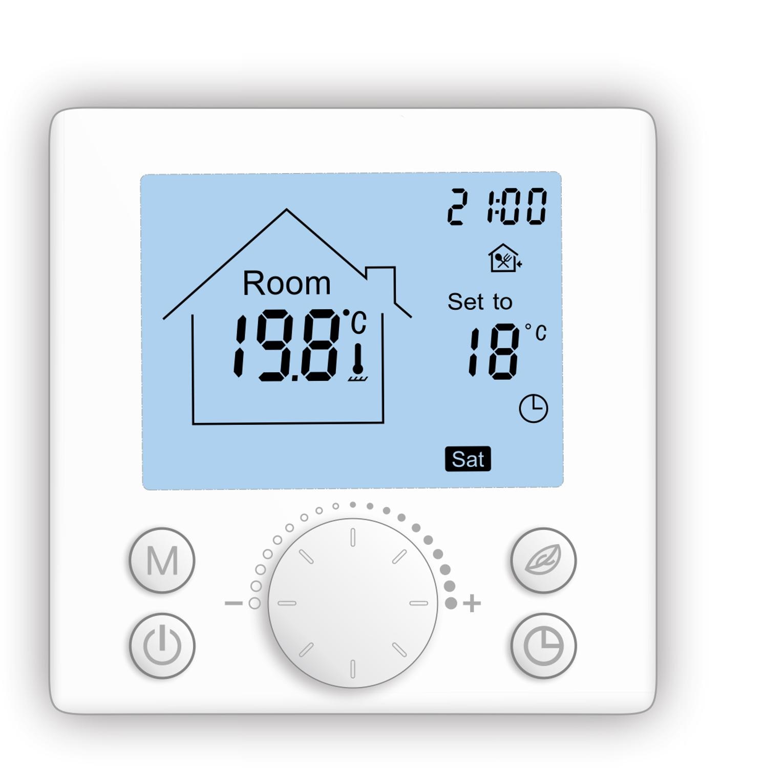 110v To 230v Indoor Home Use Temperature Controller Thermostat For ElectricalUnderfloor Heating System Parts