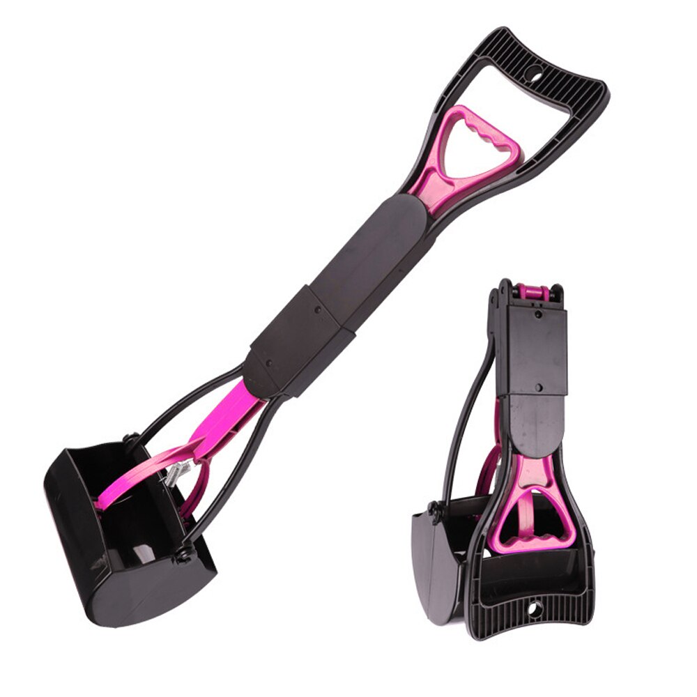 Ramasse-crottes pour animaux de compagnie, pelle à crottes de chien à long manche, pelle à crottes à mâchoire, ramassage des déchets d'animaux, outils de nettoyage extérieur pour animaux de compagnie: C