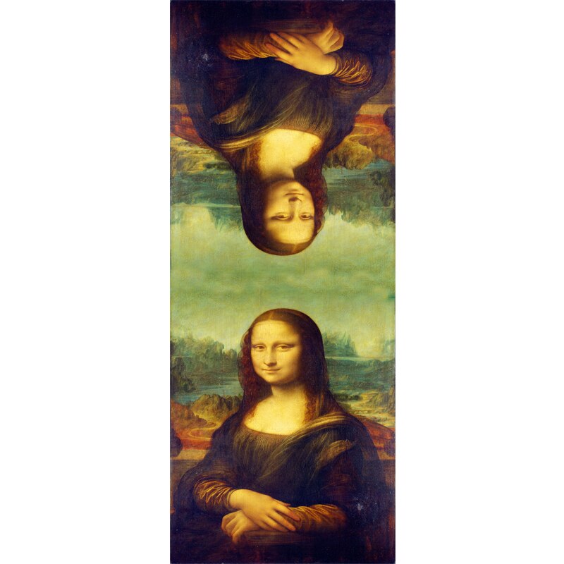 Da Vinci Olieverf Kasjmier Sjaal Vrouwen Mona Lisa Print Pashmina Shawl Winter Warm Stole Luxe Zachte Deken Sjaals