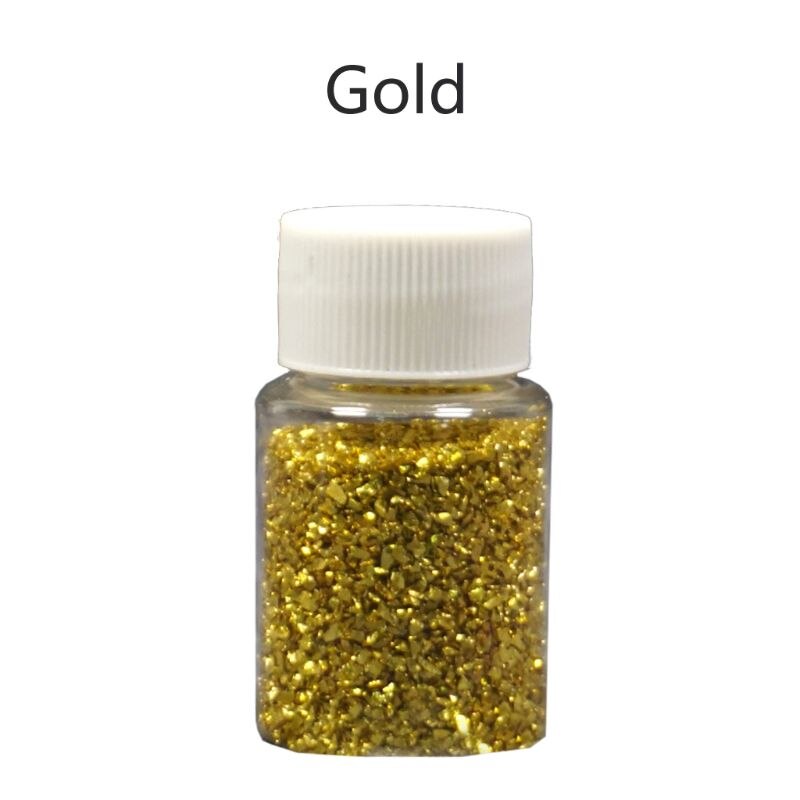 20G Acrylic Crystal Sea Glass Resin Filler Broken Stones DIY UV Resin Epoxy Resin Jewelry Making Mold Fillings Art Craft: 7HH1107478-GD