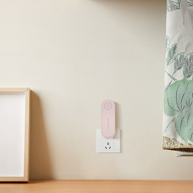 Plug in Air Purifier for Home Cleaner Mini Air Ionizer to Remove Smoke Portable Deodorizer Air Freshener Green US Plug