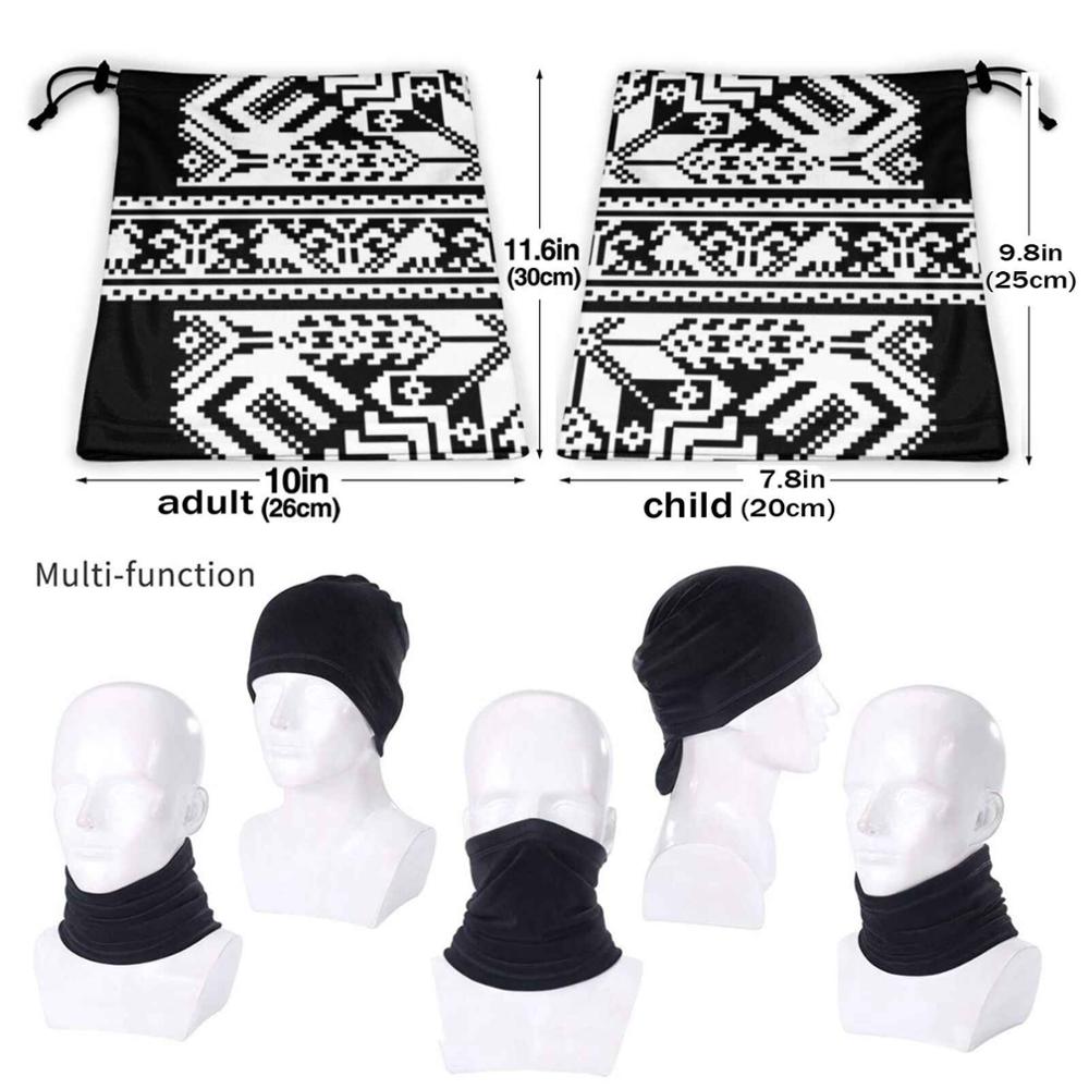 Letton Traditionnel. Masque foulard doux multifonctionnel, Mono, signe traditionnel letton, ornement du patrimoine, signes de la baltique