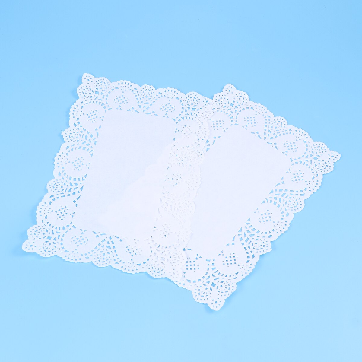 140pcs Disposable Oil-absorbing White Lace Paper Doilies Cake Box Liner Packaging Paper Pad