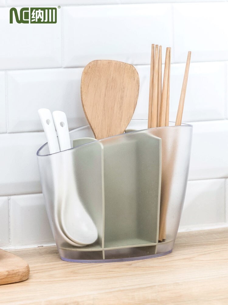 Plastic fork spoon holder cutlery bucket chopsticks bucket drain chopsticks box