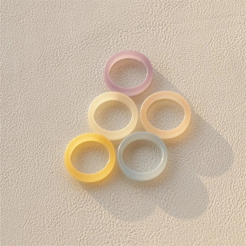Vintage Geometrische Resin Ring Ringen Set Voor Vrouwen Koreaanse Wijsvinger Ring Mode-sieraden Anillos Anillos Mujer: Style 2