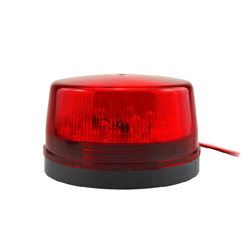 Mini Red Strobe Siren Indoor Outdoor Wired Alarm Siren with Strobe flash light 12V DC 24V 220V For Alarm System