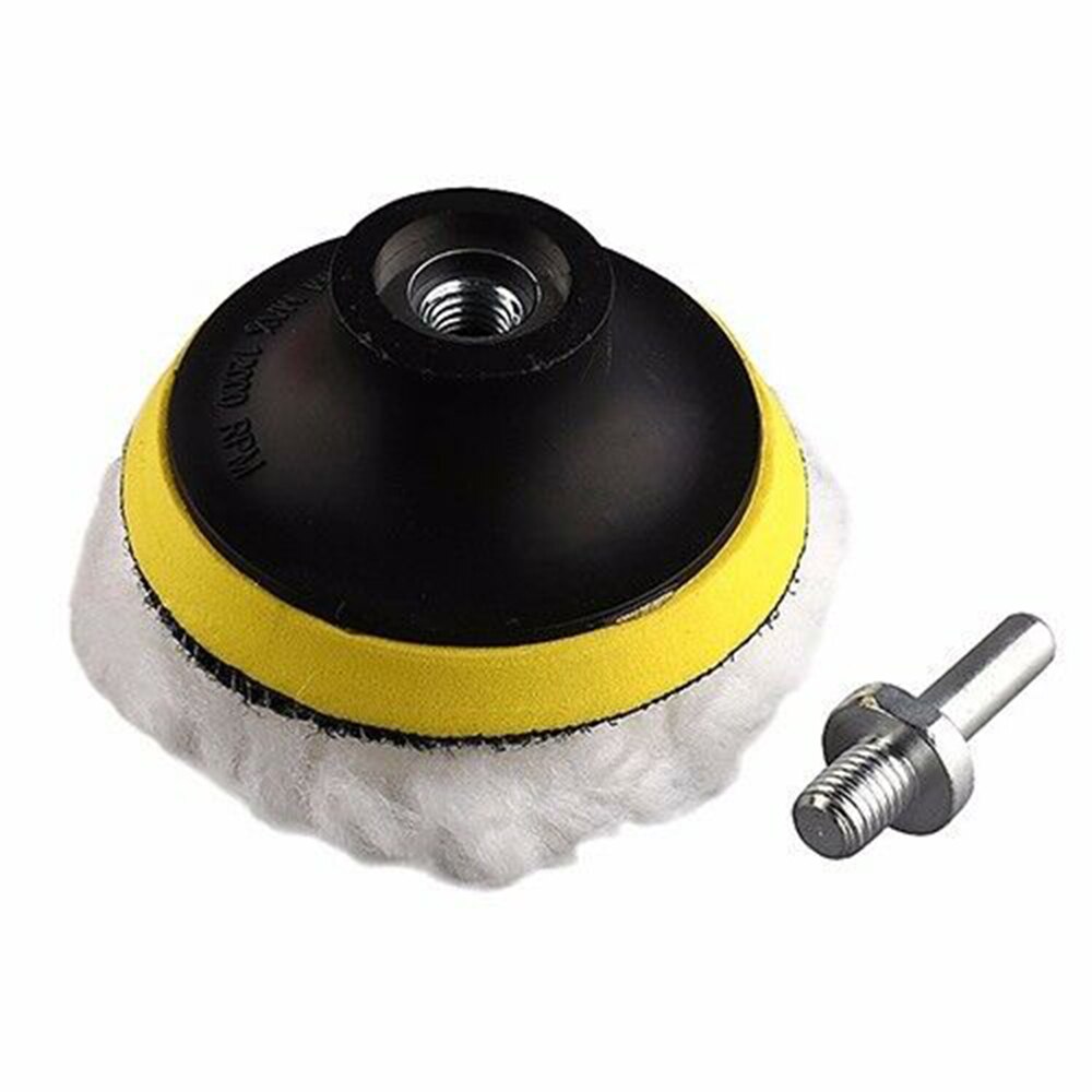 Auto Polishing Pads Compound Car Drill Adapter Roundness Adhesive Backer Pad