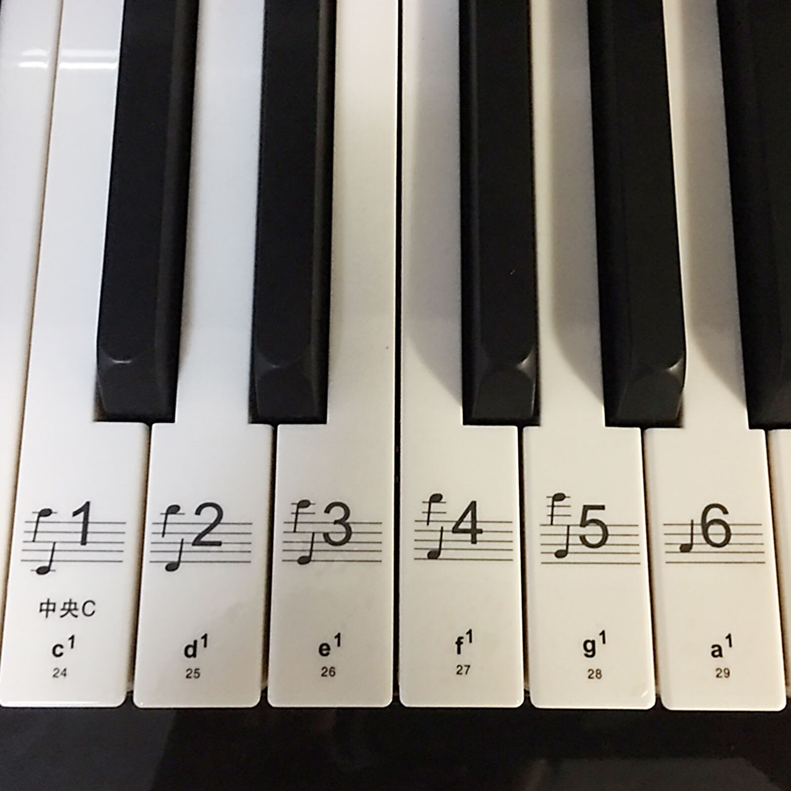 2 Pcs Piano Sticker Piano Keyboard Decals Piano Beginner Decal Piano Accessories