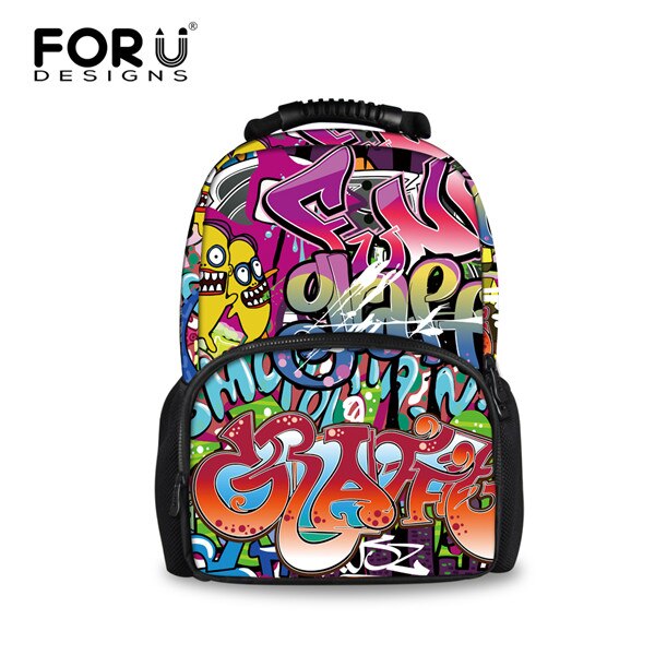 FORUDESIGNS 3D Graffiti del Modello delle Donne di Zaino Casual Spalla Zaini Per Le Ragazze Adolescenti Sacchetti del Computer Portatile di Viaggi Zaino Mochilas: W1312A