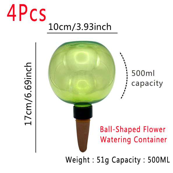 4pcs Portable Plant Waterers Drip Irrigation Kits Automatic Watering Gardening Home Flowers Plants Auto Water Dripper Device: Default Title