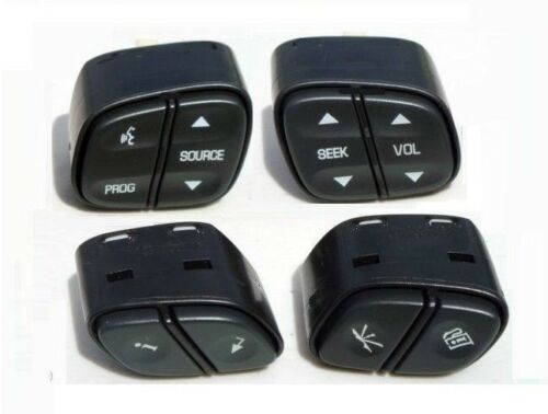 4 stuks auto stuurwielknoppen schakelaar bediening 21997738 21997739 voor gmc chevrolet voor cadillac voor escalade voor bravada