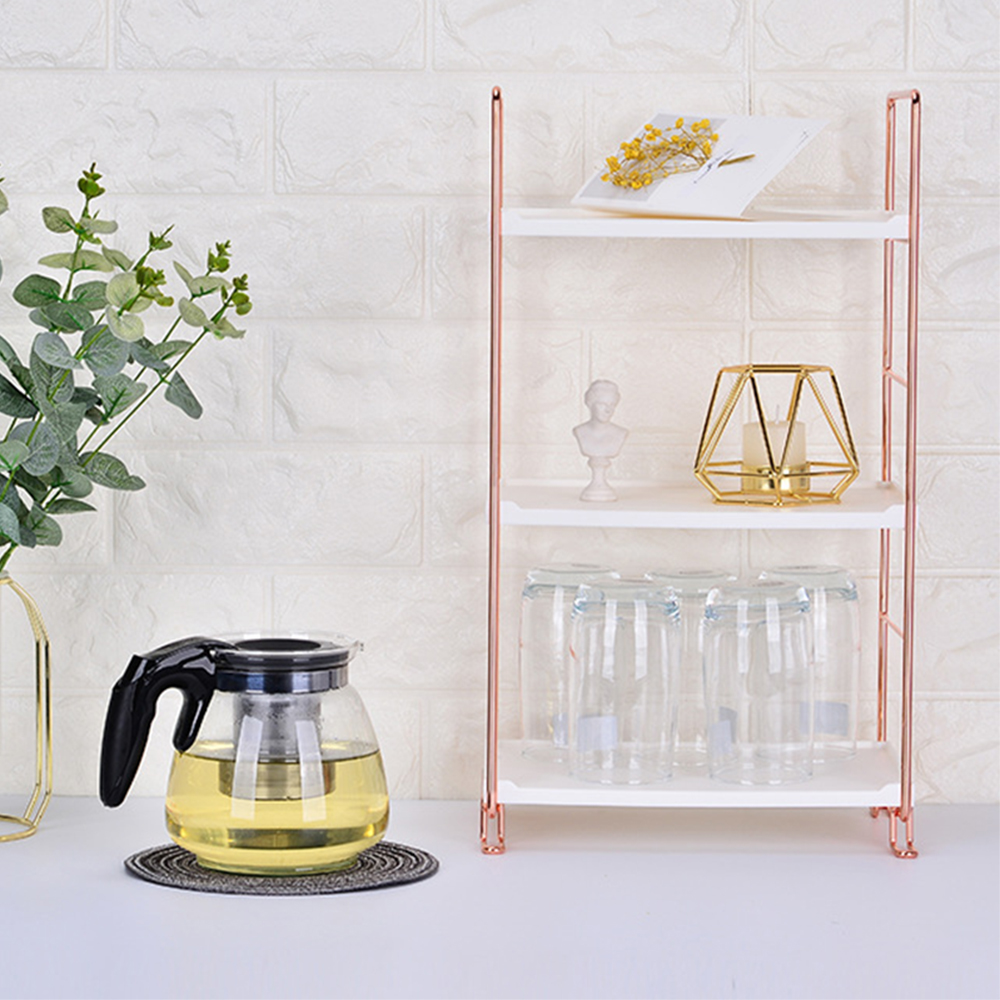 Wrought Iron Wood Shelf Hotel Storage Rack Restaurant Kitchen Wall Mount Bathroom Decorative Home Nordic Style Cafe Double Layer