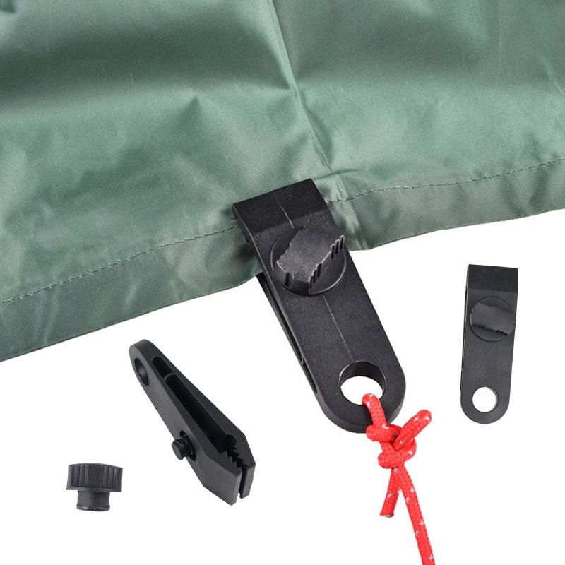 10-piece Clip Heavy Duty Durable Advanced Lock Tent Clip For Awning Canopy Camping Tarpaulin Caravan