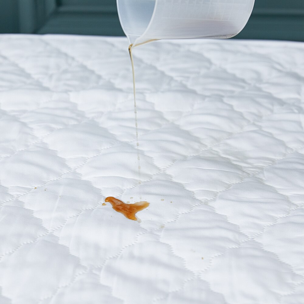 Premium 100% Waterproof Mattress Protector Breathable Noiseless Mattress Pad Cover Smooth Soft Cotton Terry Covers