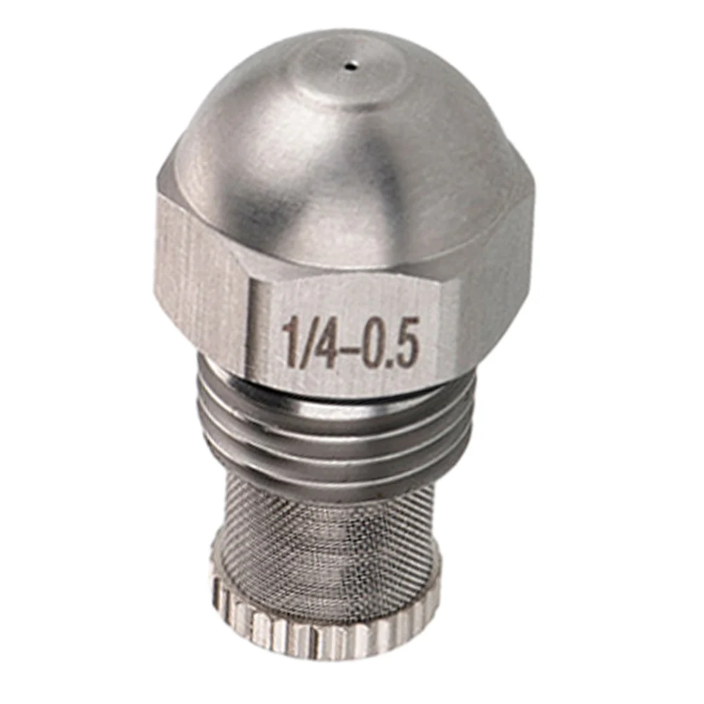 Forstøvende spraydyse dia 0.3-1.5mm fin forstøvende spray 1/4 bspt høy- og lavtrykksdyse åpning rustfritt stål: Rød
