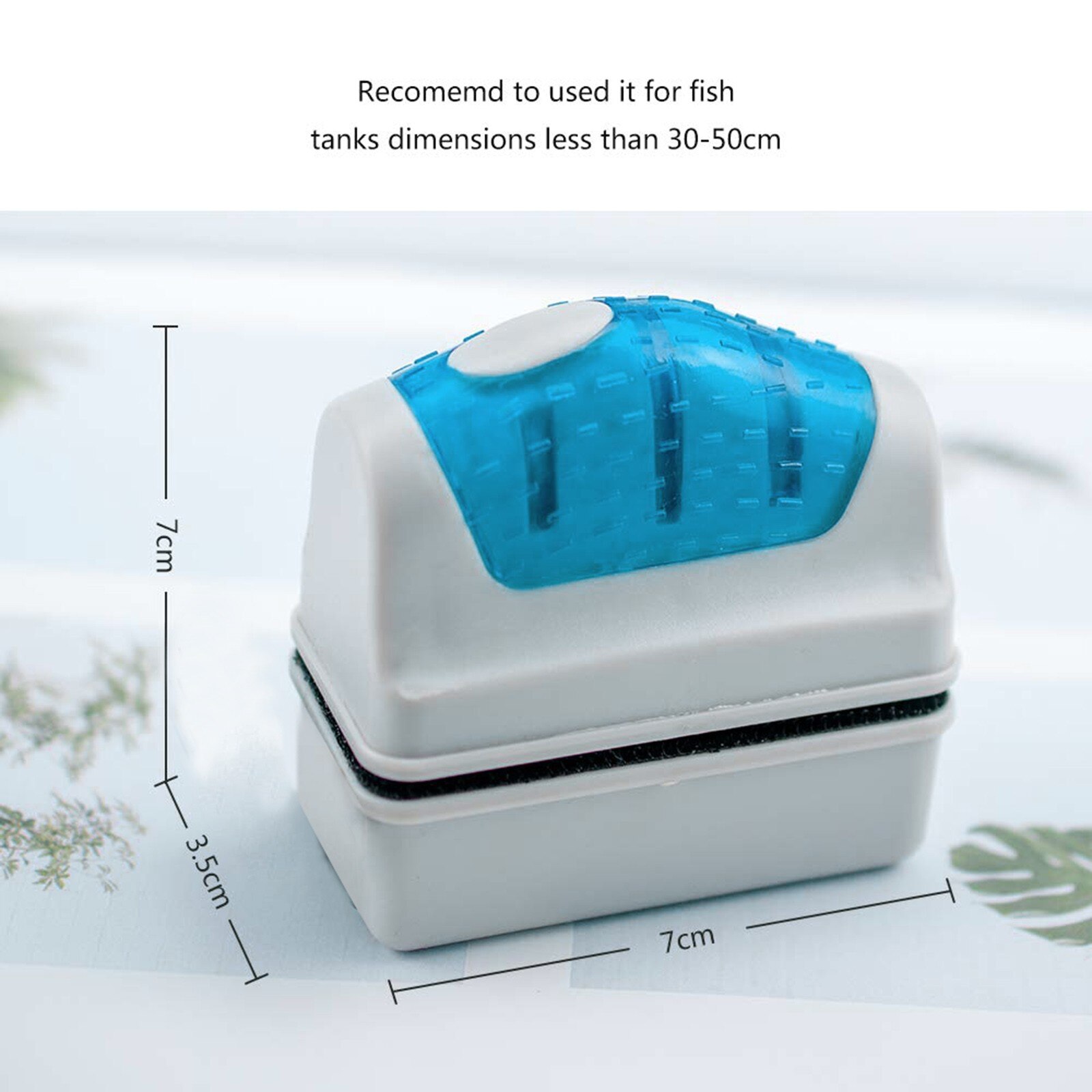 MoonyLI Magnetischer Aquarium Reiniger – Mini-Algenbürste Mit Starkem Neodym-Magnet