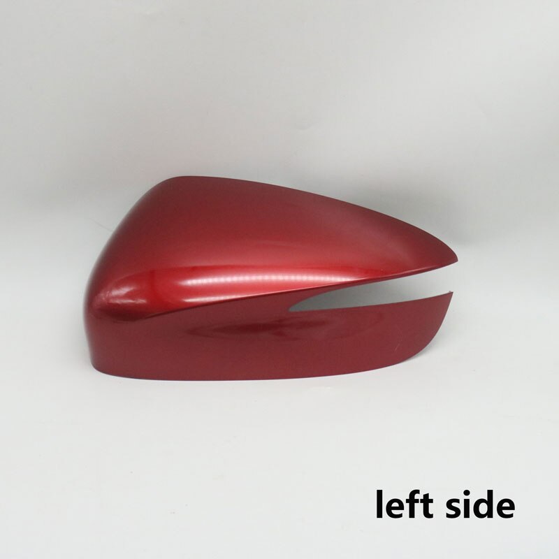 For Mazda CX-3 CX-5 Auto Wing Door Side Mirror Shell Housing Lid Outside Rearview Mirror Cover Cap: red left side