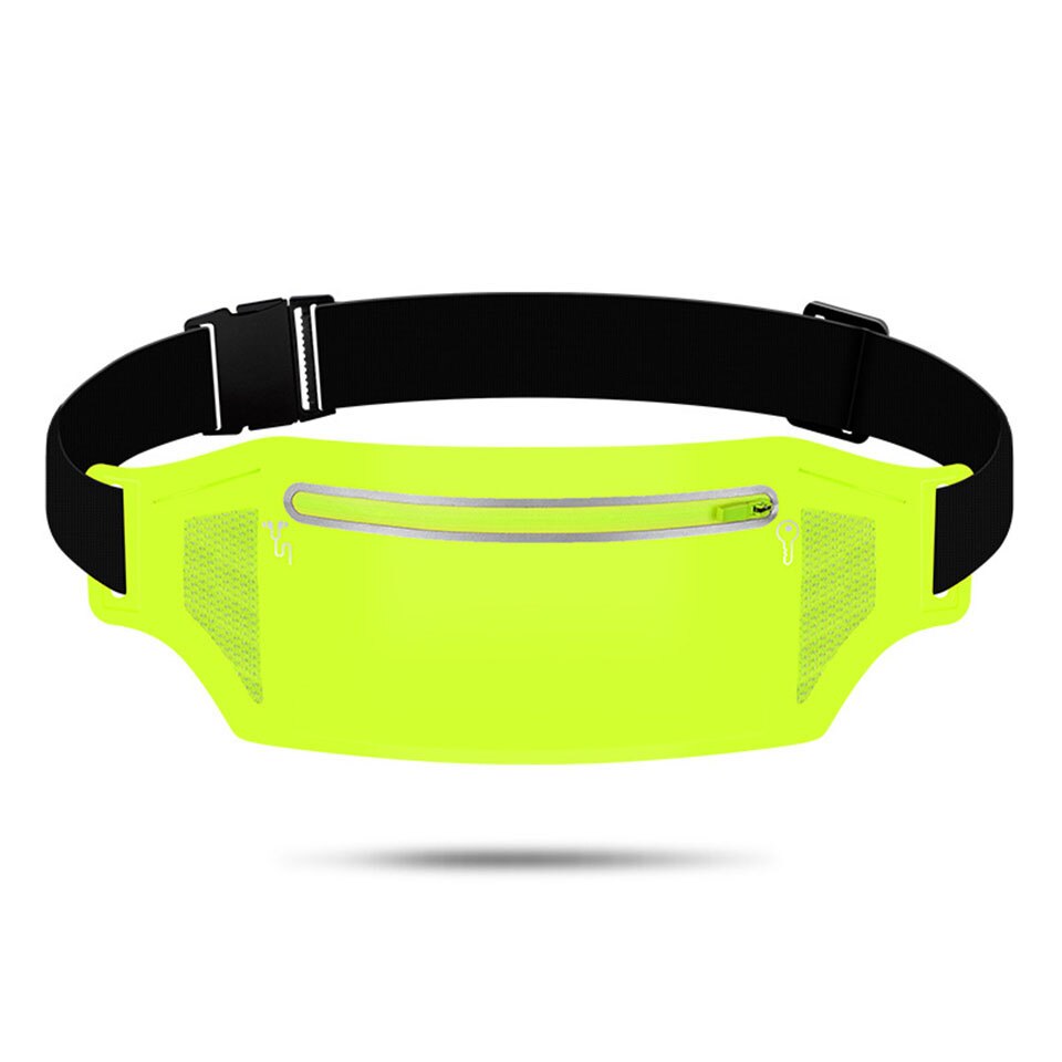 Trail Running Bag Waterproof Running Waist Bag Reflective Fanny Pack Men Women Jogging Marathon Belt bag Gym Fitness Bag: Type A Green