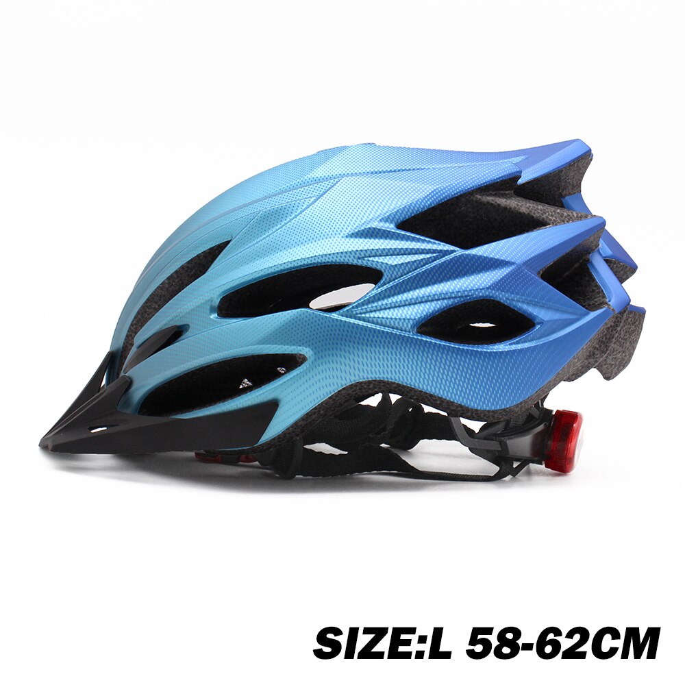 Casco de ciclismo de montaña para hombre y mujer, con luz y visera, para Cross-Country, XC trail: colour4