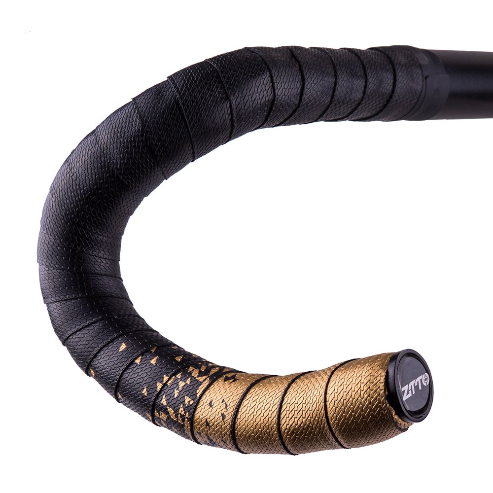 ZTTO Road Bike Bar Tape colorful Gradient color gold green teal Handlebar tapes EVA PU Tape Durable Shock-Proof Bartape BD3