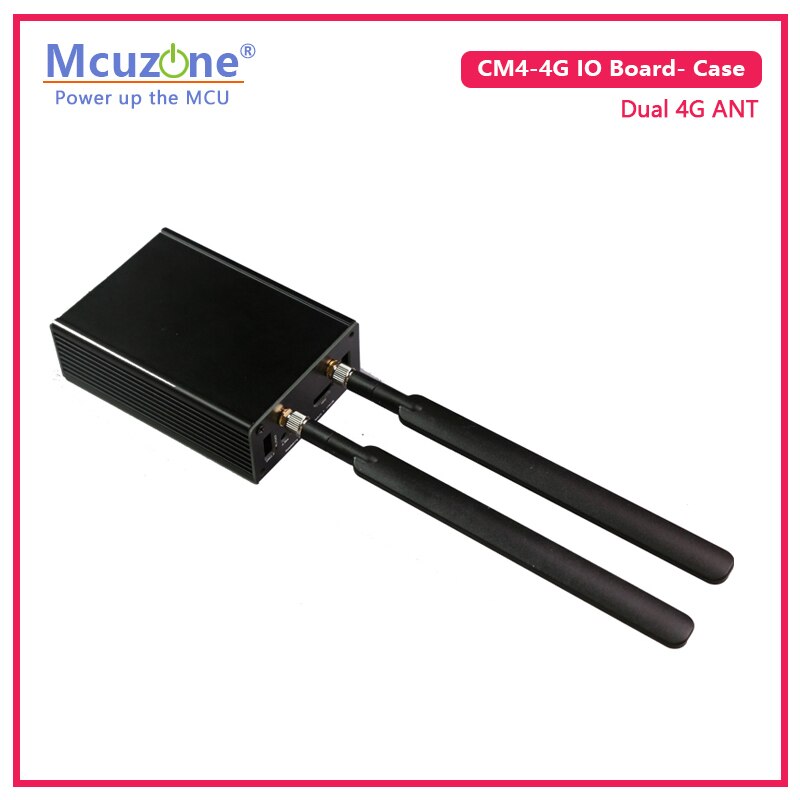 CM4 series Aluminum case , conducive to heat dissipation,beautiful and practical, TINY/CM4 4G IO 4G Plus/CM4 MINI IO board case: 4G IO board-dual ant