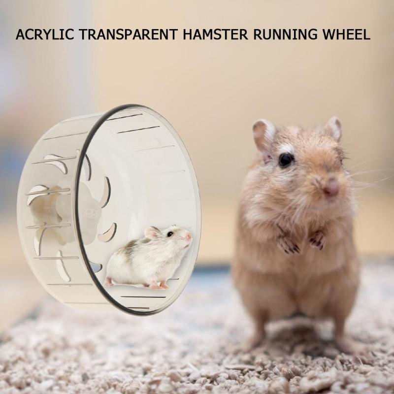 Transparante Pet Oefening Wiel Hamster Disc Hamster Jogging Wiel Running Loopband Stille Kleine Huisdier Sport Running Wielen