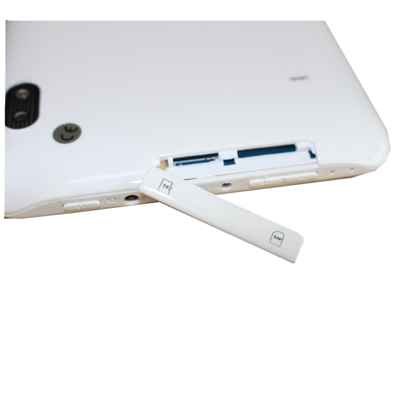 7 inch 86V 512MB+4GB 1024*600 Dual camera 2G GSM phone call Tablet PC A33 quad-core Android 4.4 White tablet