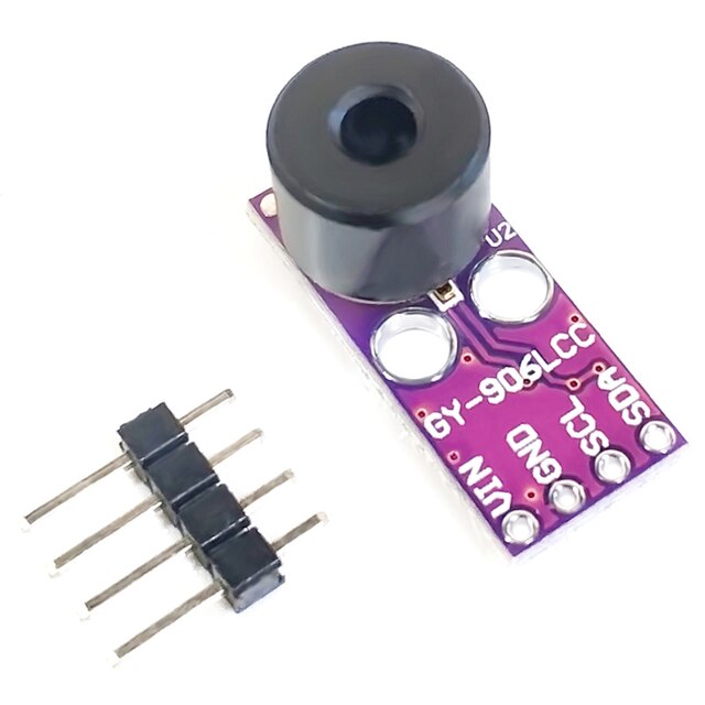 GY-906 MLX90614ESF MLX90614 Contactless Temperature Sensor Module Compatible 4 orders: GY-906LLC-BCC