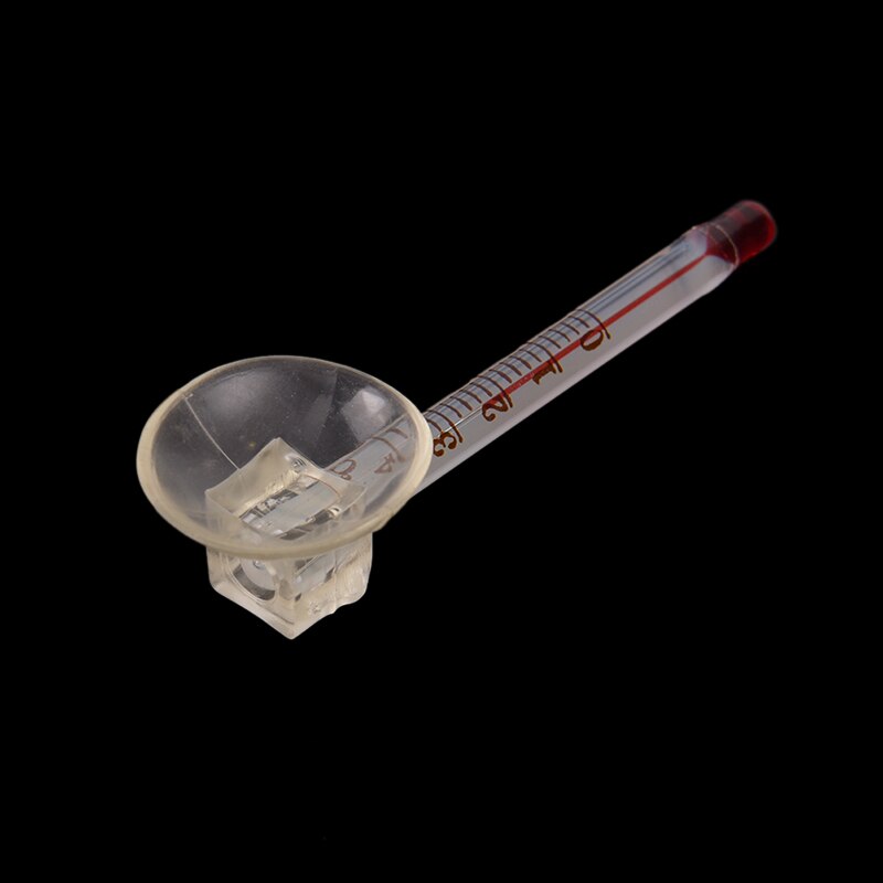 Glass Meter Aquarium Fish Tank Glass Water Temperature Thermometer with Nice Suction Cup 1pcs