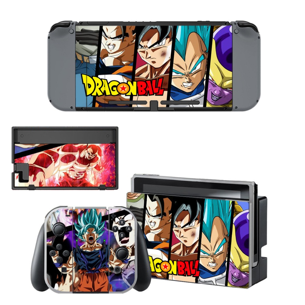 Dragon Ball Nintend Switch Skin vinilo NintendoSwitch stickers Compatible with Nintend Switch Console and Joy-Con Controllers