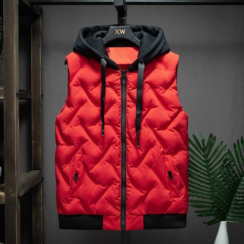 Gilet automne et hiver Hombre pour hommes, grande taille, avec de nombreuses poches, en coton, veste chaude, ample, collection