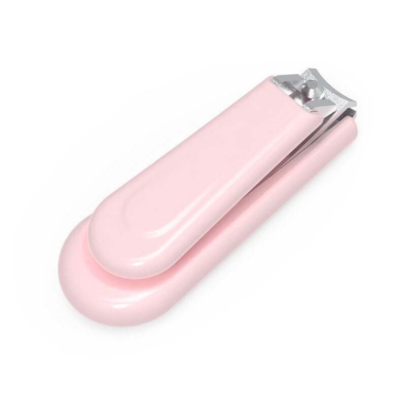 1Pc Baby Nagelknipper Rvs Geboren Nail Reparatie Mes Kids Nail Clippers Trimmer Schaar Care Tools producten: pink