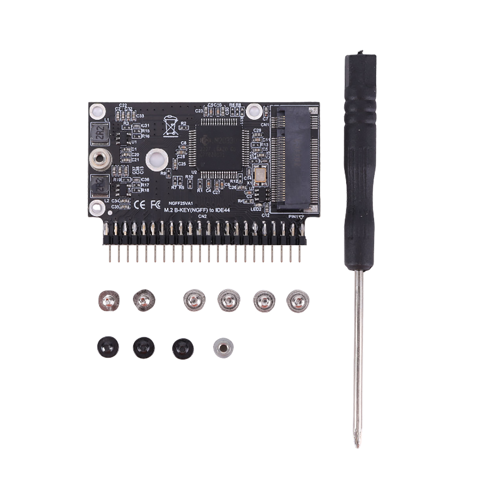 M.2 NGFF SATA SSD zu 2,5 Zoll IDE 44 Stift Adapter M.2 NGFF SATA SSD zu 2,5 IDE SATA SSD Konverter Adapter Konverter für PC Schreibtisch