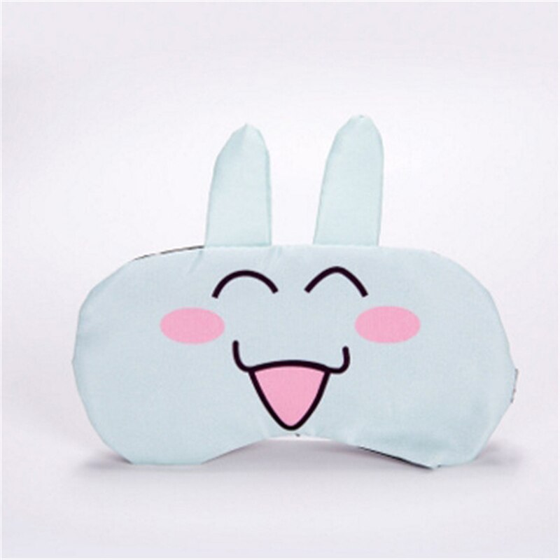 1PC Nette Karikatur Schattierung Schlaf Maske Tragbare Sanft Reise Schlaf Rest Hilfe Auge Maske Abdeckung Augenklappe Schlafen Auge werkzeuge