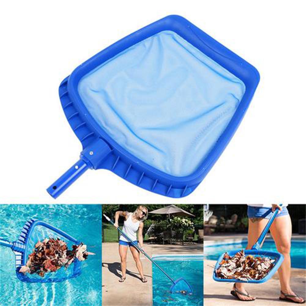 Aluminum Plastic Swimming Pool Net Leaf Rake Mesh Skimmer Telescopic Pole Pools Spas Lightweight Cleaning Tool Water Fishing Net