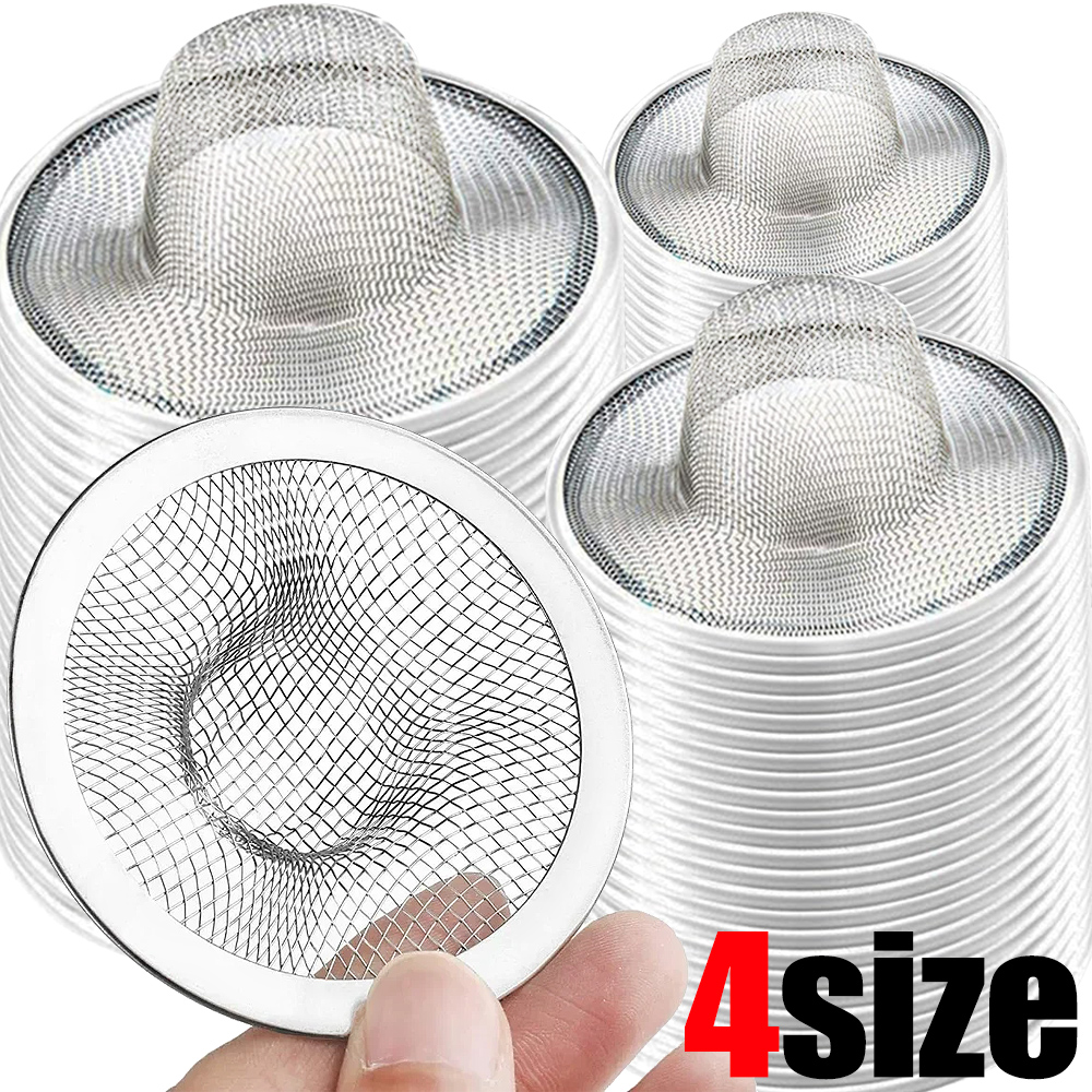 Edelstahl Waschbecken Filter Küche Badezimmer Bodenablauf Mesh Filter Abfluss Korb Abfall Bildschirm Loch Falle Hause Sieb Stopper