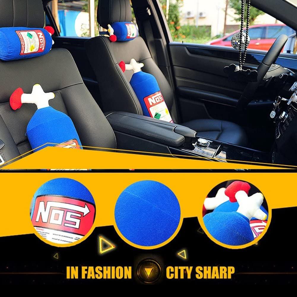 Nos Autostoel Hoofdsteun Comfortabele Innovatieve Pluche Nekkussen Kussen Auto Nekkussen Auto Decor Accessoires Interieur