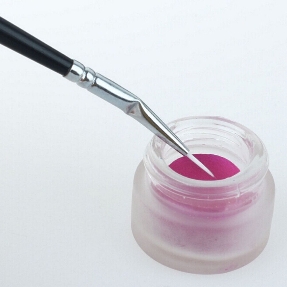 Brocha delineadora de ojos oblicua para mujer, 1 unidad, maquillaje, delineador de ojos, herramientas