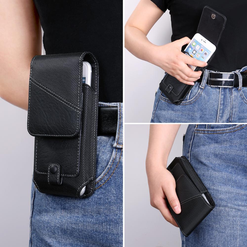 BENTOBEN Universal Mobile Phone Case Bag for Xiaomi Redmi Note 9 8 K30 Pro For Samsung Huawei P40 Pro Belt Clip Phone Cover