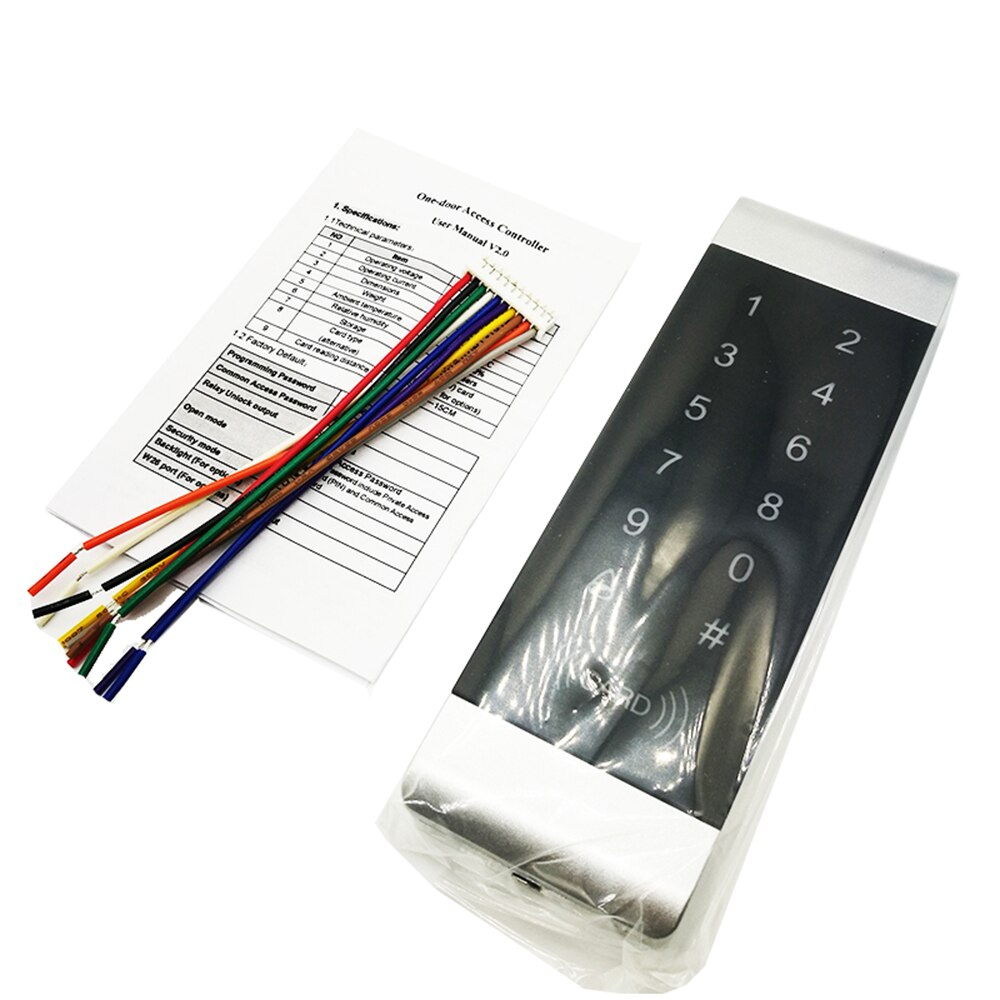 Touch Keypad Proximity 125khz RFID Card Door Lock Access Control System for Narrow Door Frame