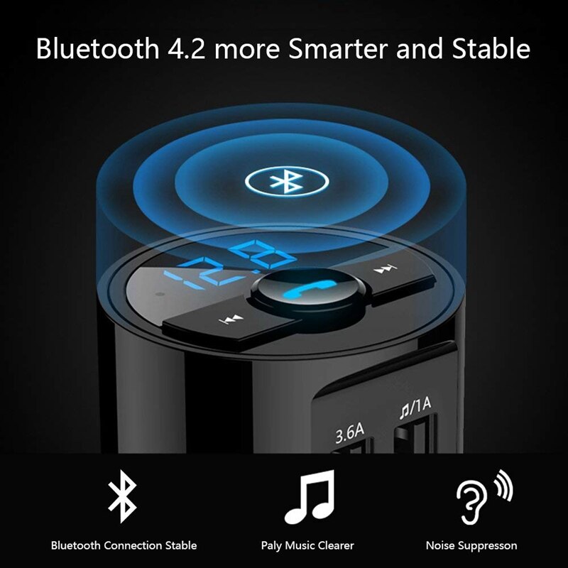 Car Bluetooth mp3 transmitter car music player hands-free call BT28