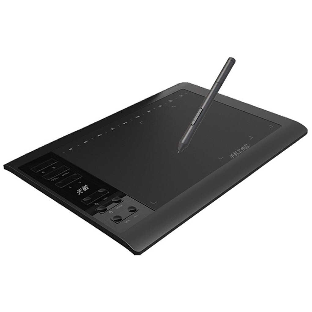 G10 10x6 inch Digital Tablet 8192 Levels Graphic Drawing Tablet with Battery-Free Passive Pen
